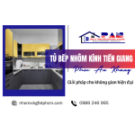 Giải pháp tủ bếp nhôm kính Tiền Giang cho không gian hiện đại