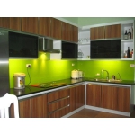TỦ BẾP NHÔM KÍNH 002