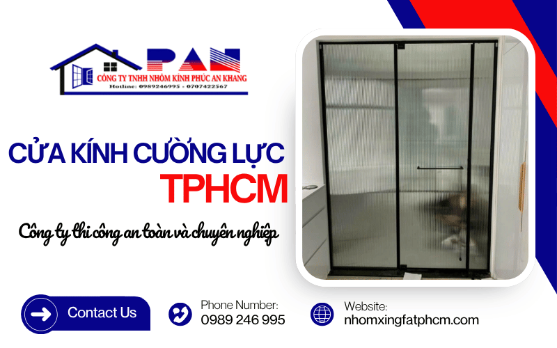 cửa kính cường lực TP HCM
