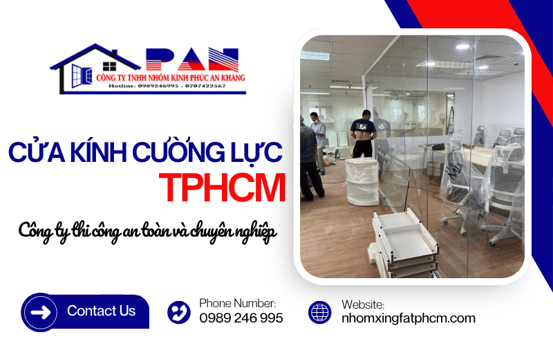 cửa kính cường lực TP HCM