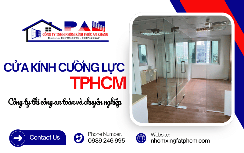 cửa kính cường lực TP HCM